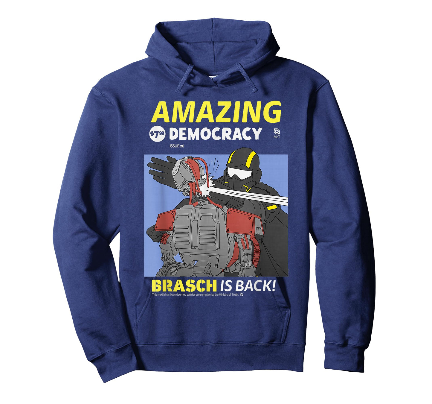 Helldivers 2 Amazing Democracy Comic Book Style Video Game T-Shirt