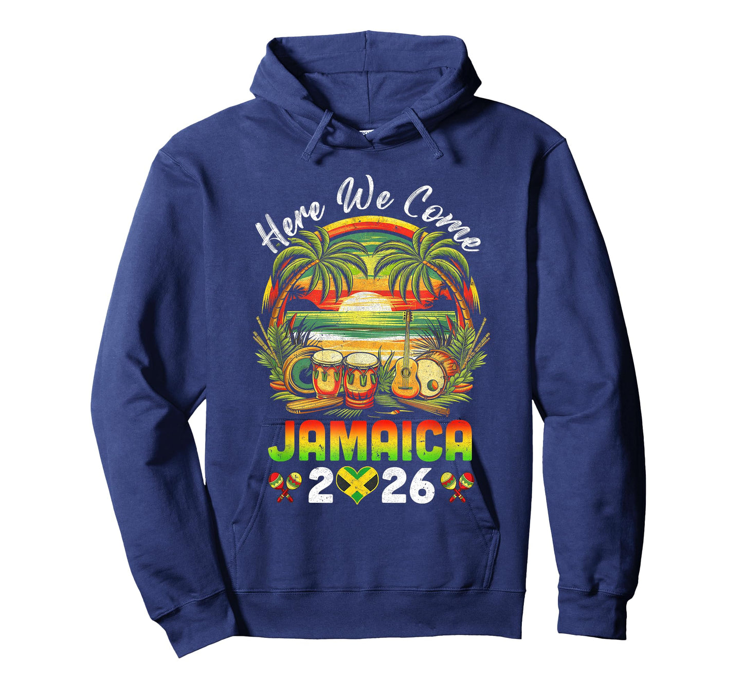 Here We Come Jamaica 2026 Girls Trip Family Summer Vacation T-Shirt