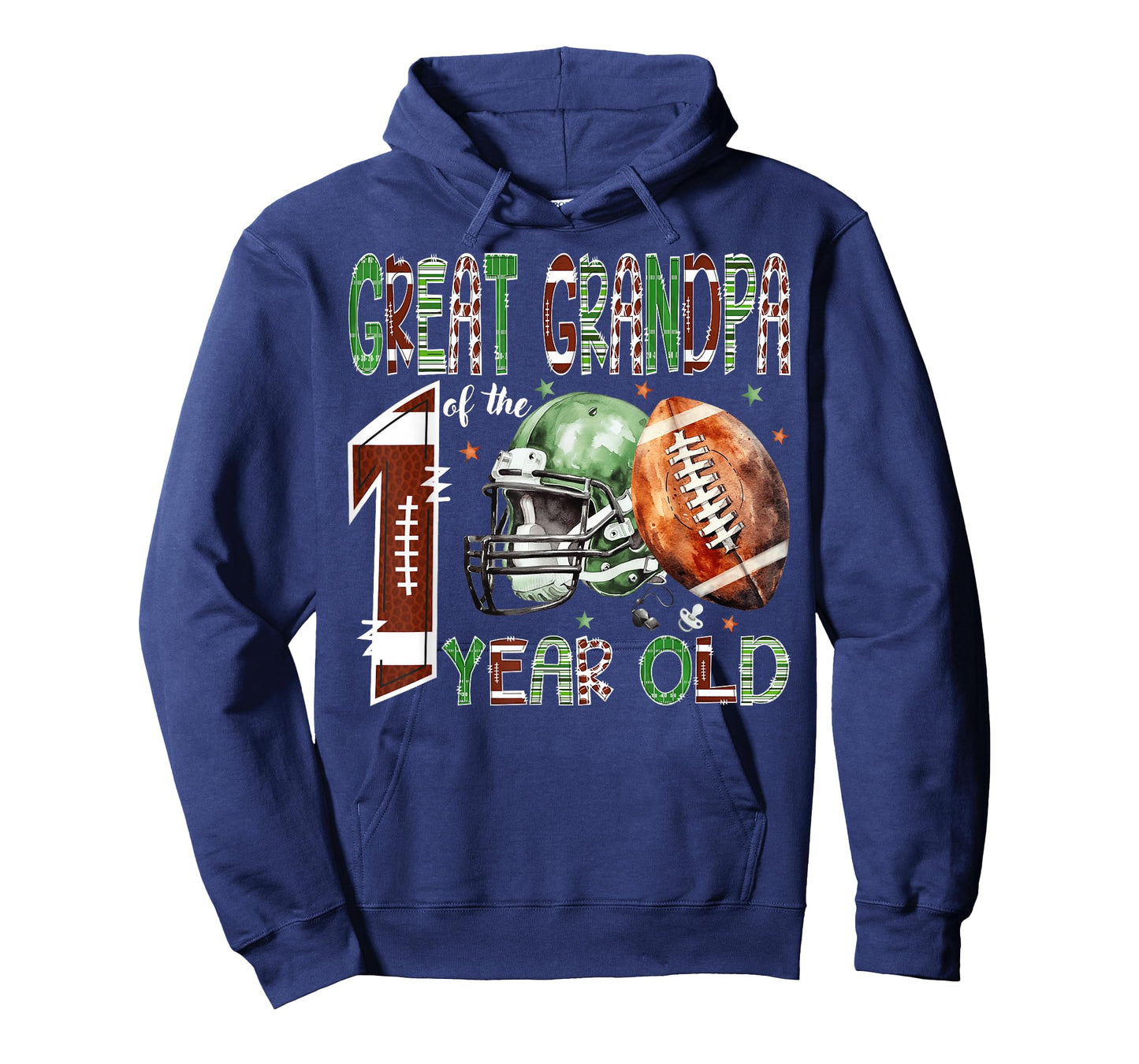 Great Grandpa of The 1 Year Old Football 1st Birthday Boy T-Shirt