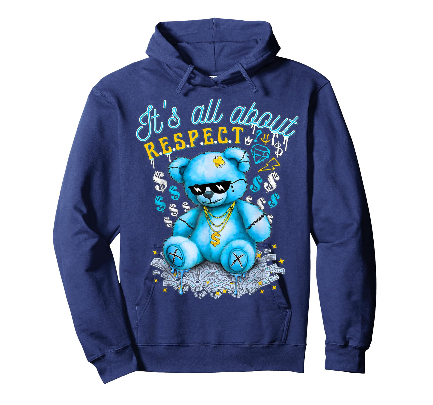 It's All About Respect Gamma Blue Matching T-Shirt