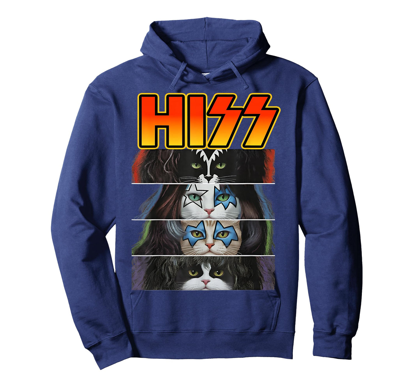 Hiss Cat Rock Kitten Rockin Cats Lovers Birthday Gifts Idea T-Shirt