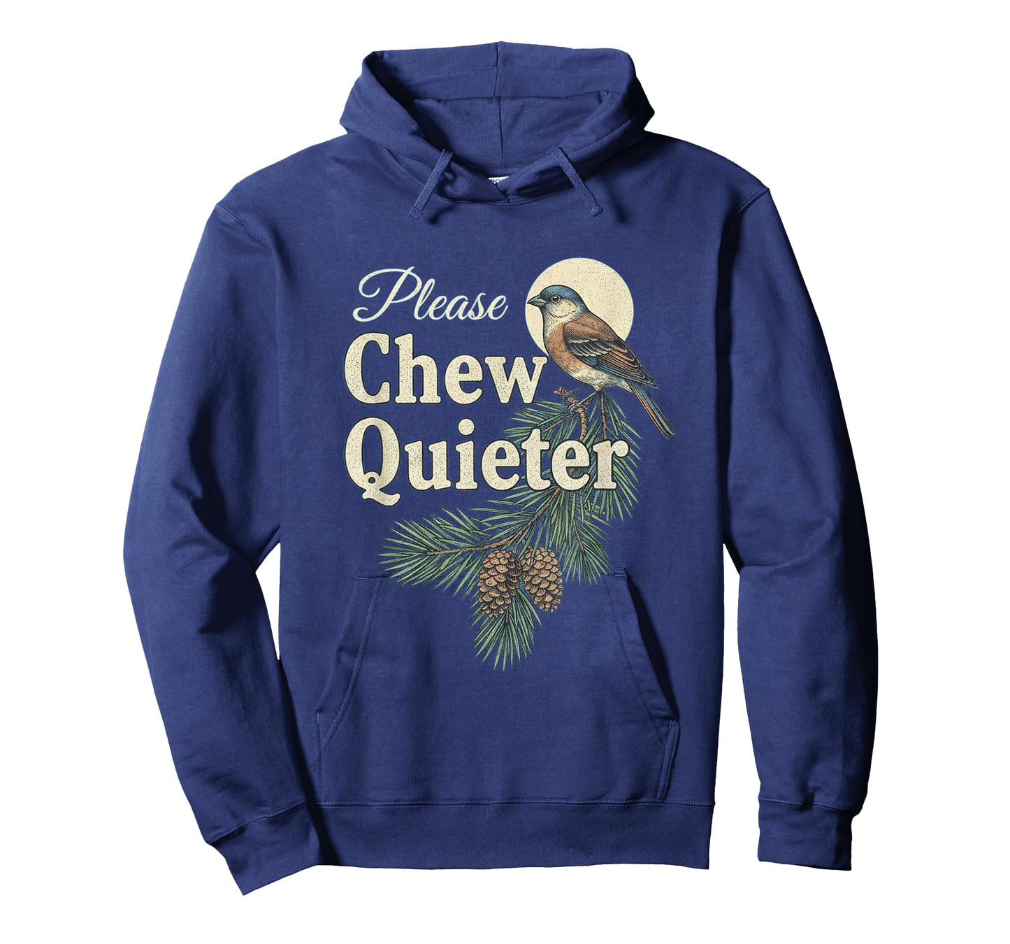 Please Chew Quieter Christmas Funny Novelty T-Shirt