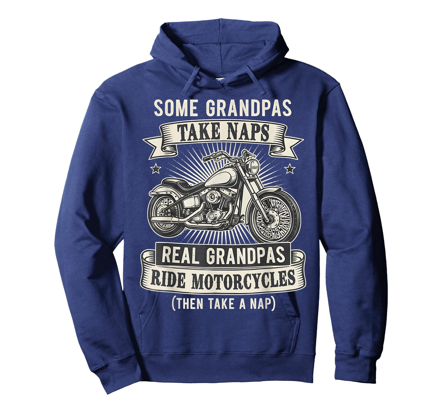 Funny Some Grandpas Take Naps Real Grandpas Ride Motorcycles T-Shirt