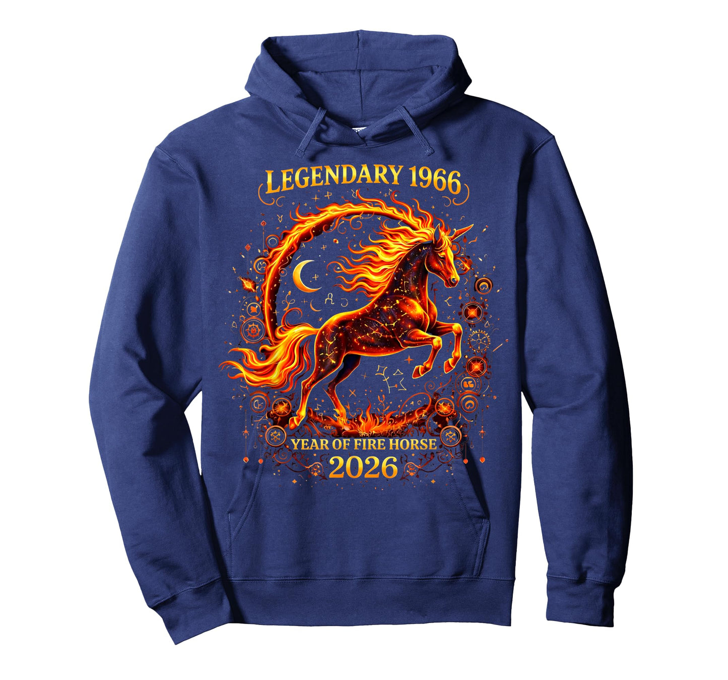 1966 Year of The Fire Horse 60th Birthday Chinese Zodiac T-Shirt