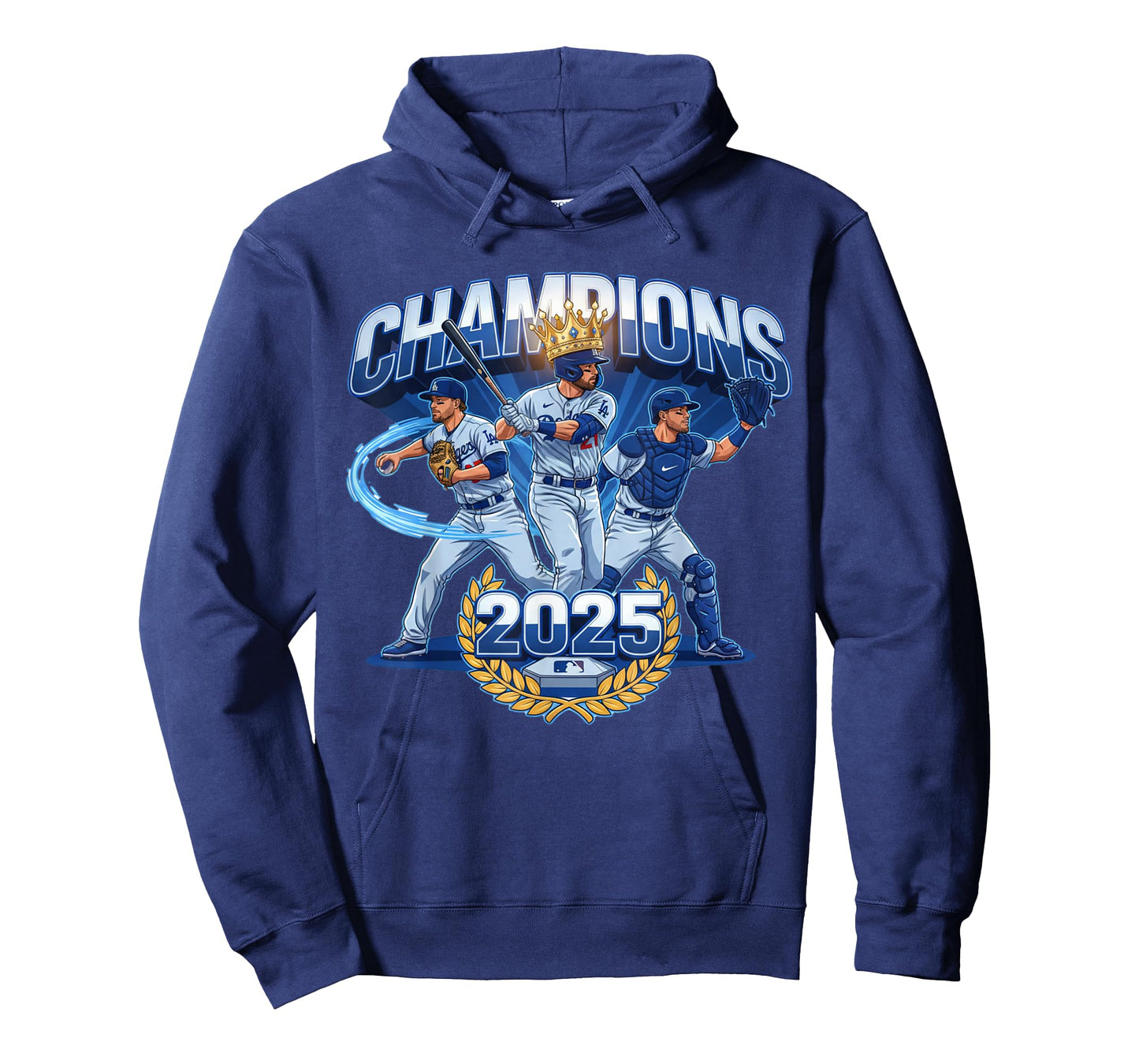 Champions 2025 Baseball Retro Athletic Celebration Theme T-Shirt
