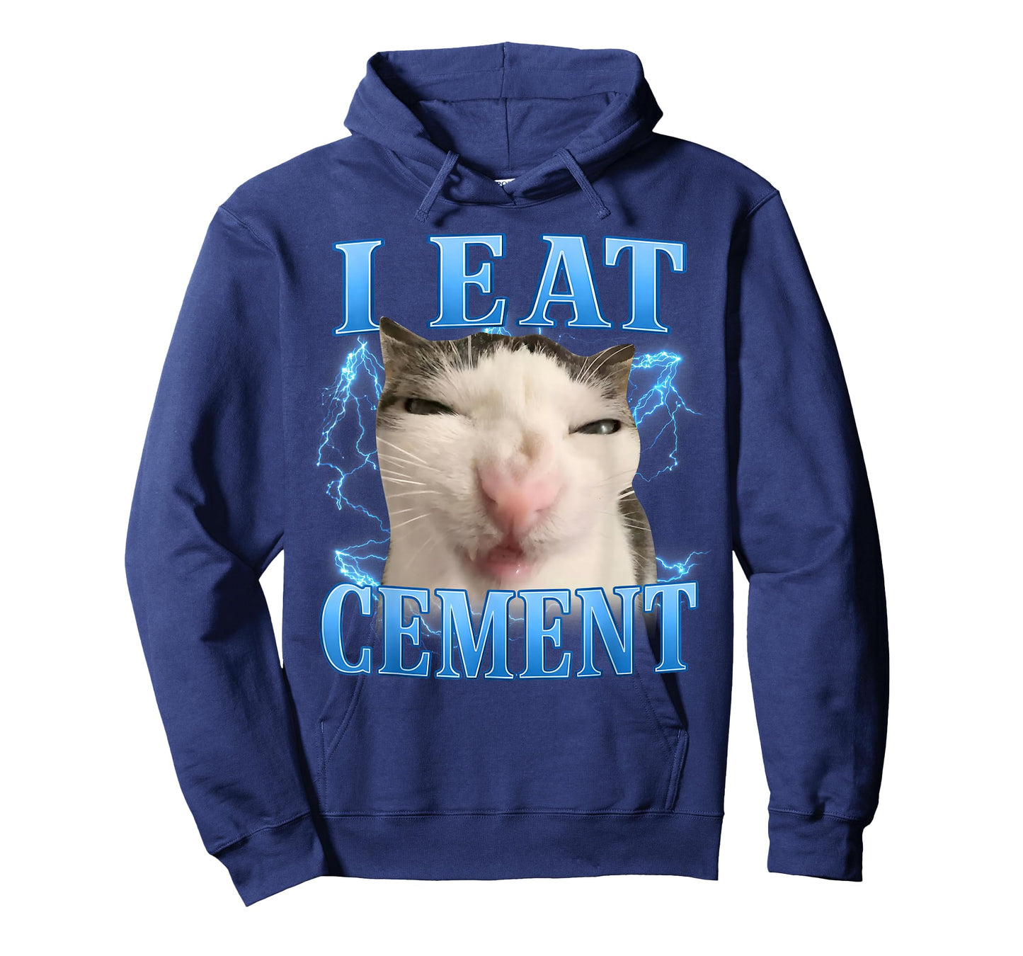 I Eat Cement Funny Cat Meme T-Shirt