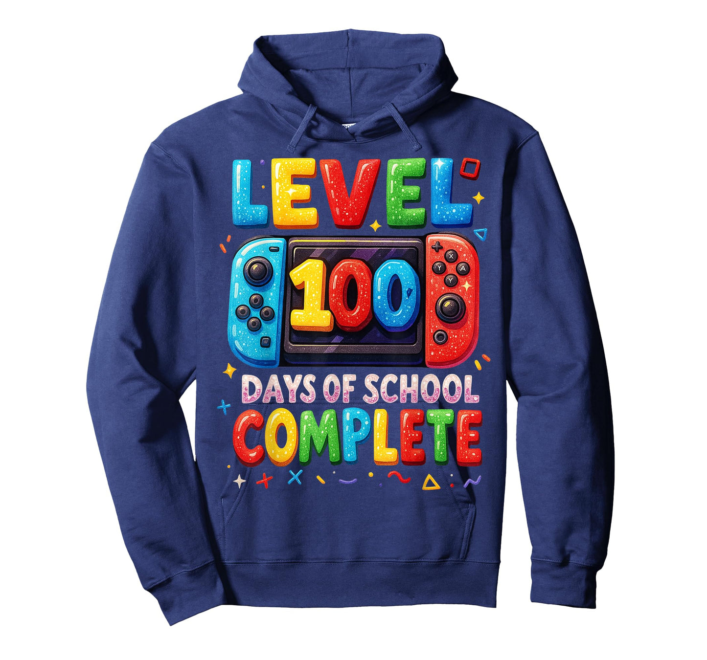 Level 100 Days of School Complete Video Games Boys Kid Gamer T-Shirt