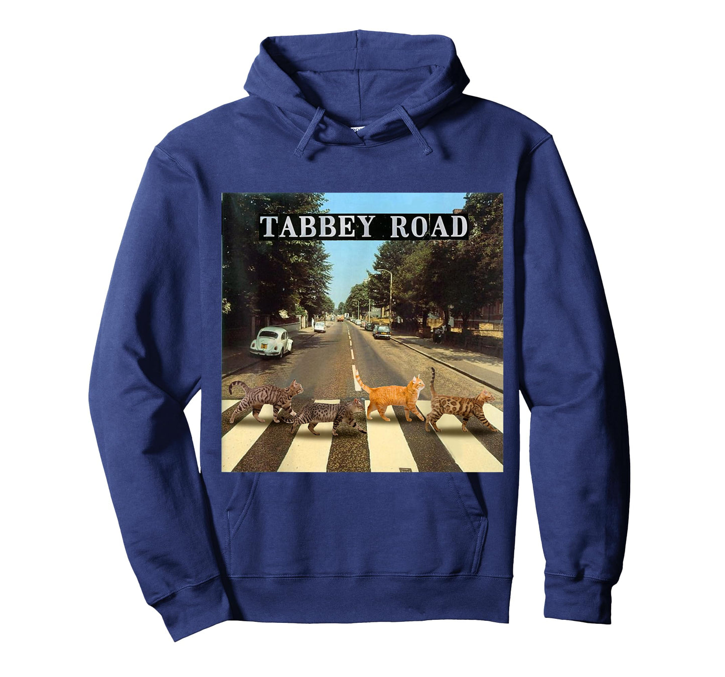 Tabby Road Cool Tabby Cats Crossing T-Shirt
