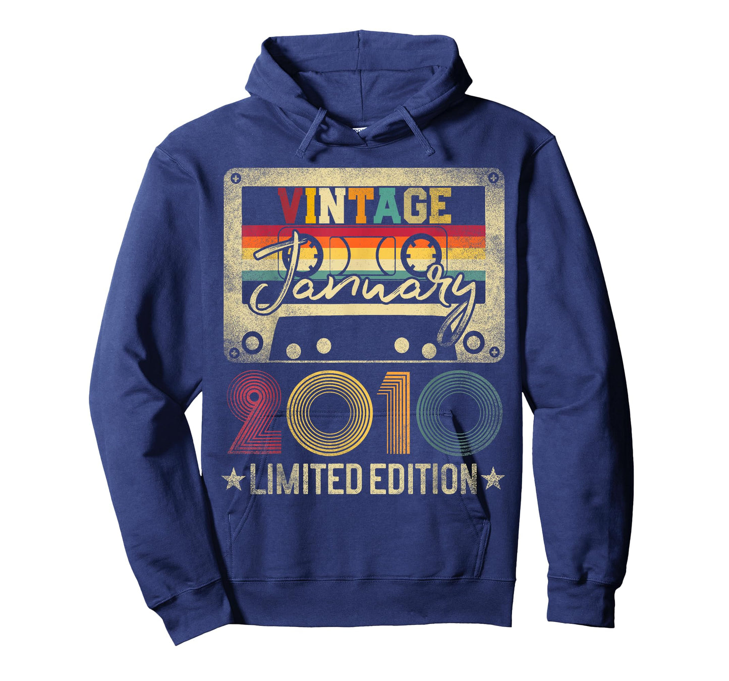 Vintage 2010 January 16 Years Old 16th Birthday T-Shirt