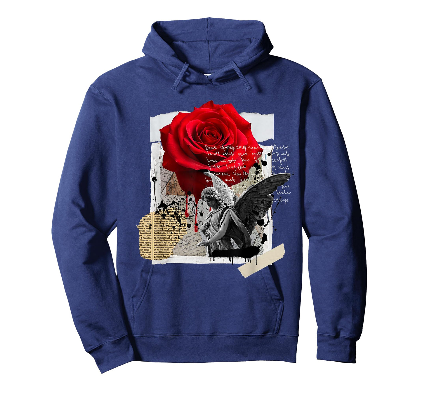 Streetwear Graphic Dark Floral Urban Aesthetic, Mens Fashion T-Shirt
