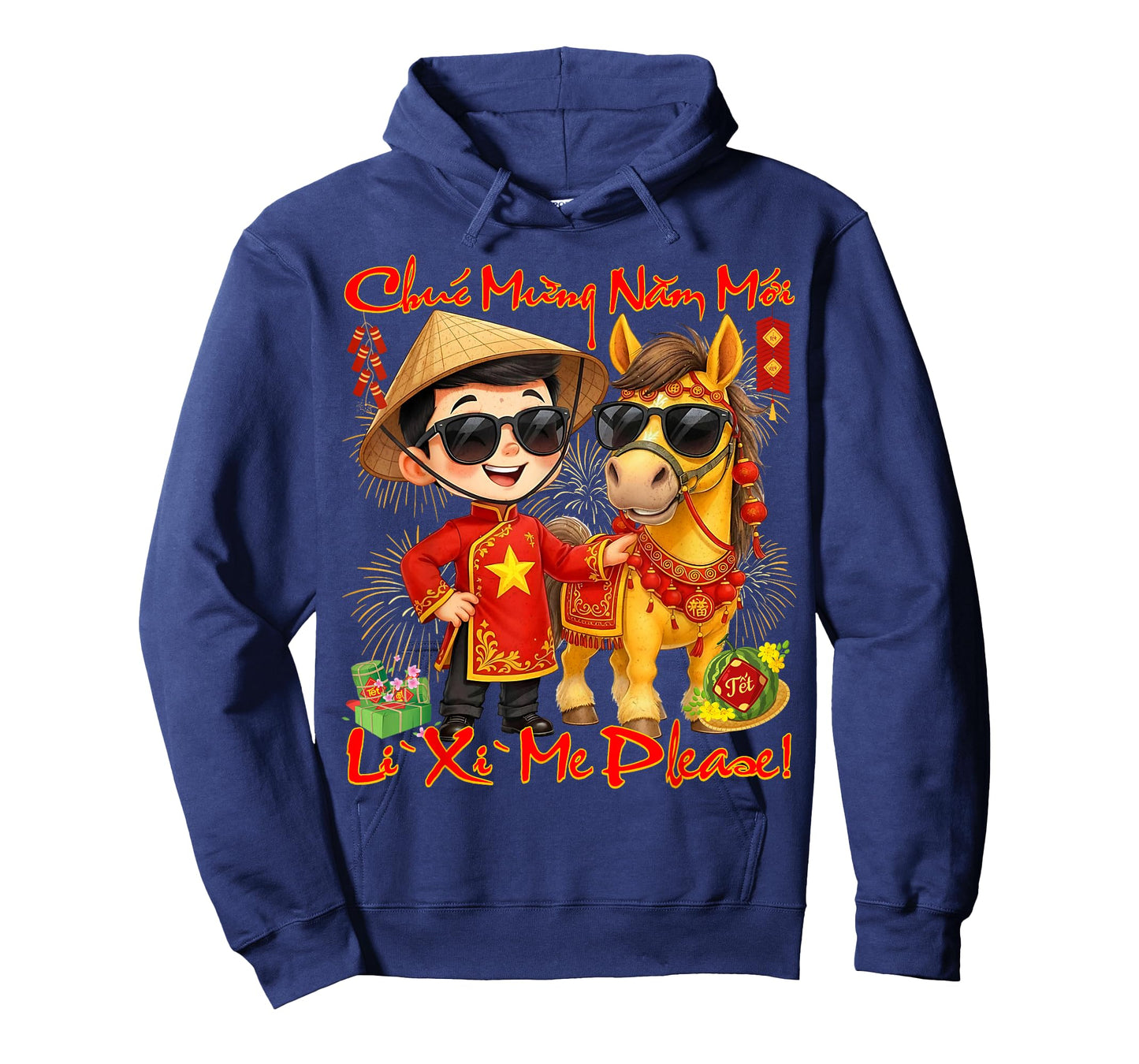 Happy TET Chuc Mung NAM Moi 2026 Li Xi Me Please Kids Boys T-Shirt