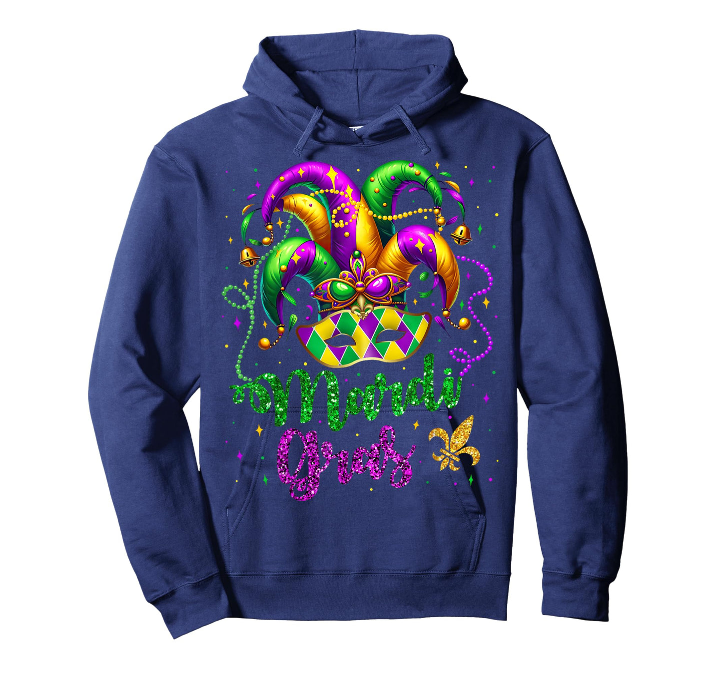 Mardi Gras Shirts for Women Kids Men Beads Mask Feathers Hat T-Shirt