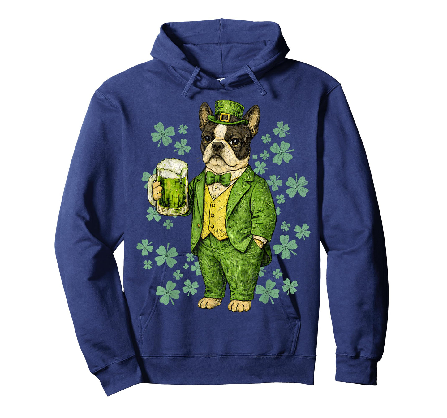 Boston Terrier St Patricks Day Irish Leprechaun T-Shirt