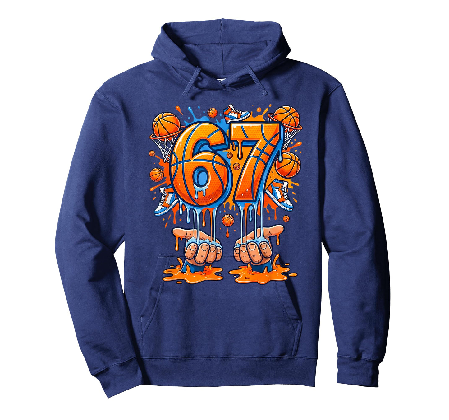 6 7 Basketball Tee Six Seven Funny Graphic Kids Teens Youth T-Shirt