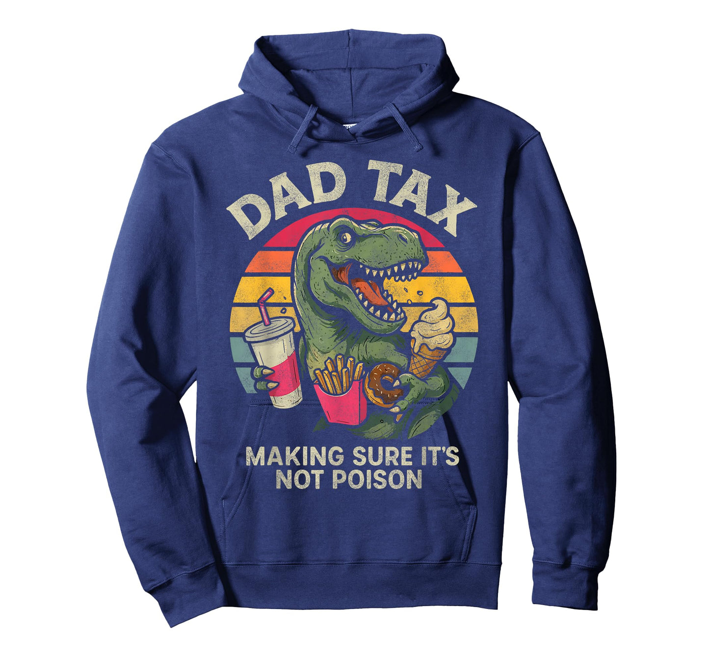 Retro Father's Day Dad Tax Making Sure Not Poison Dinosaur T-Shirt