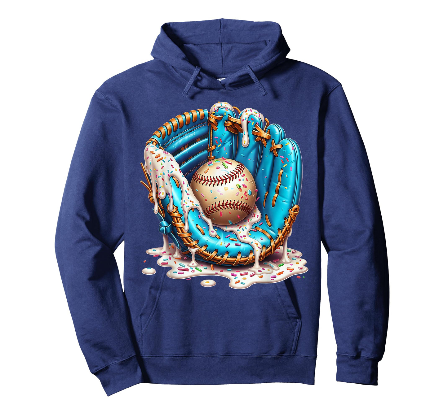 Baseball Drip Ice Cream Sprinkless Glove Boy Kid T-Shirt