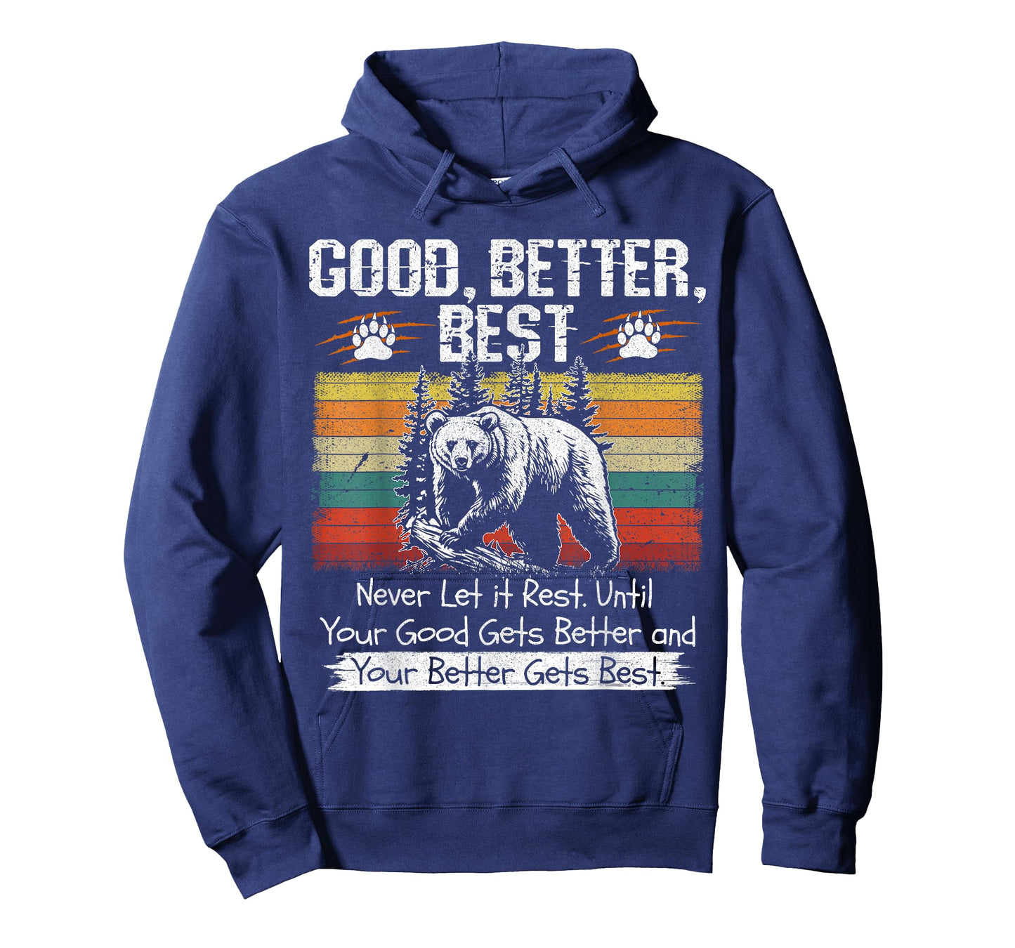 Good Better Best Quote for Men Women Fitness Motivation T-Shirt