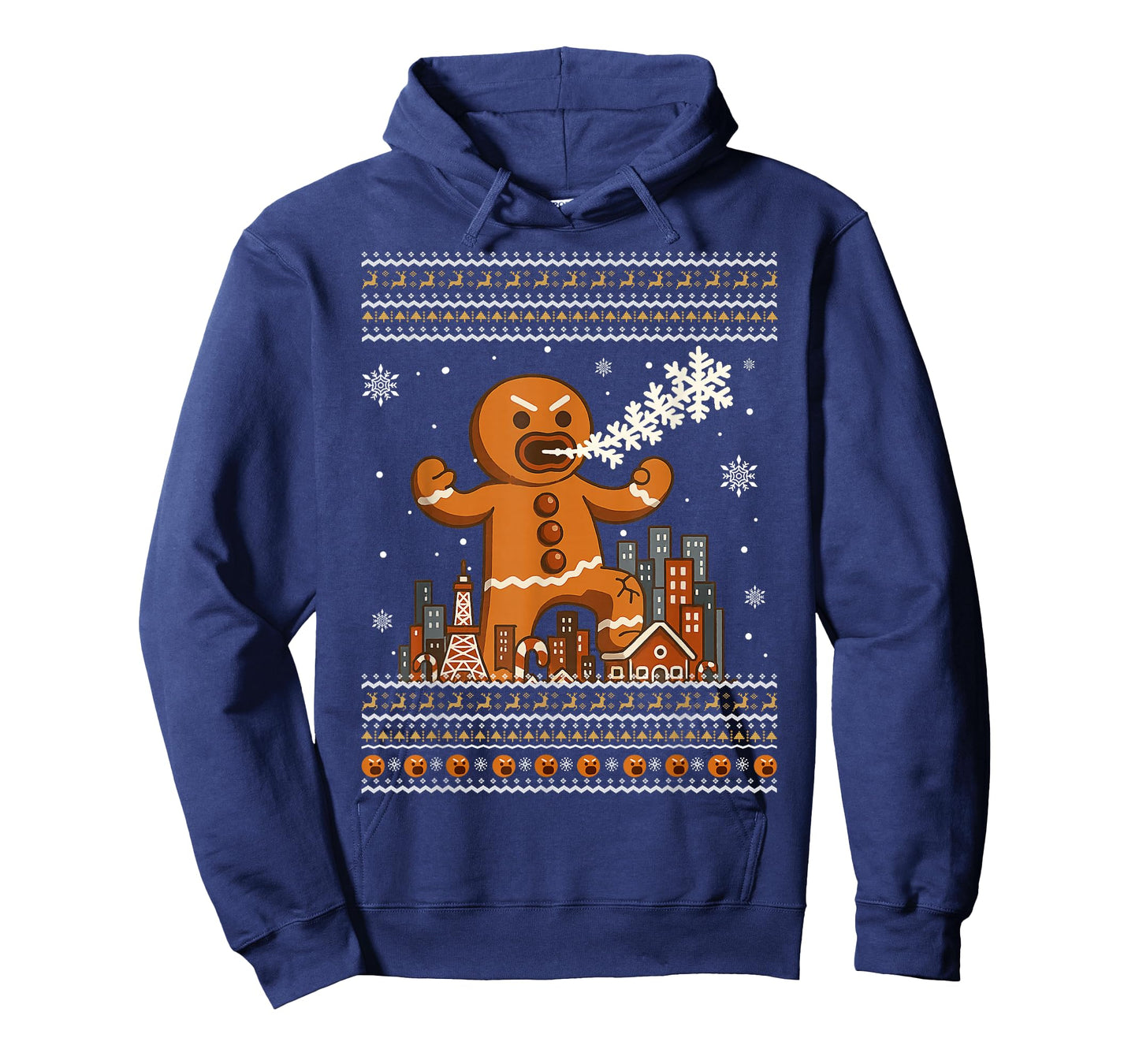 Funny Gingerbread Monster Ugly Christmas Sweaters T-Shirt