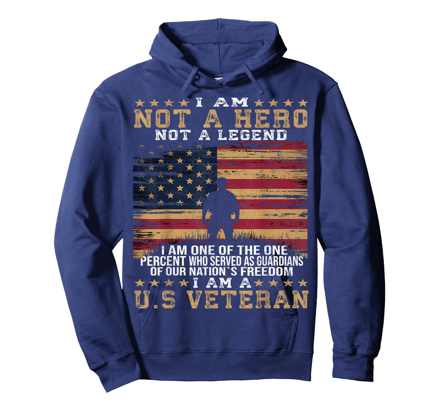 I Am Not A Hero Not A Legend I Am One Percent A US Veteran T-Shirt