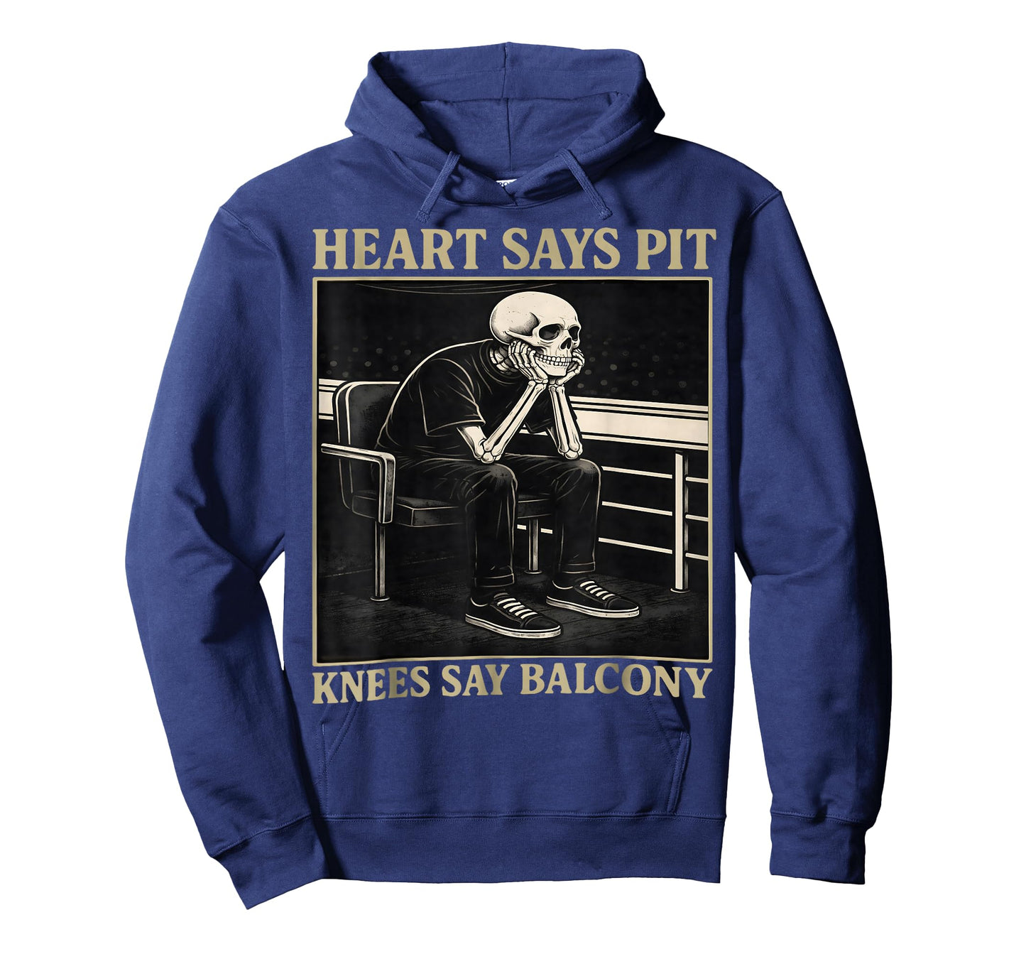 Heart Says Pit Knees Say Balcony T-Shirt