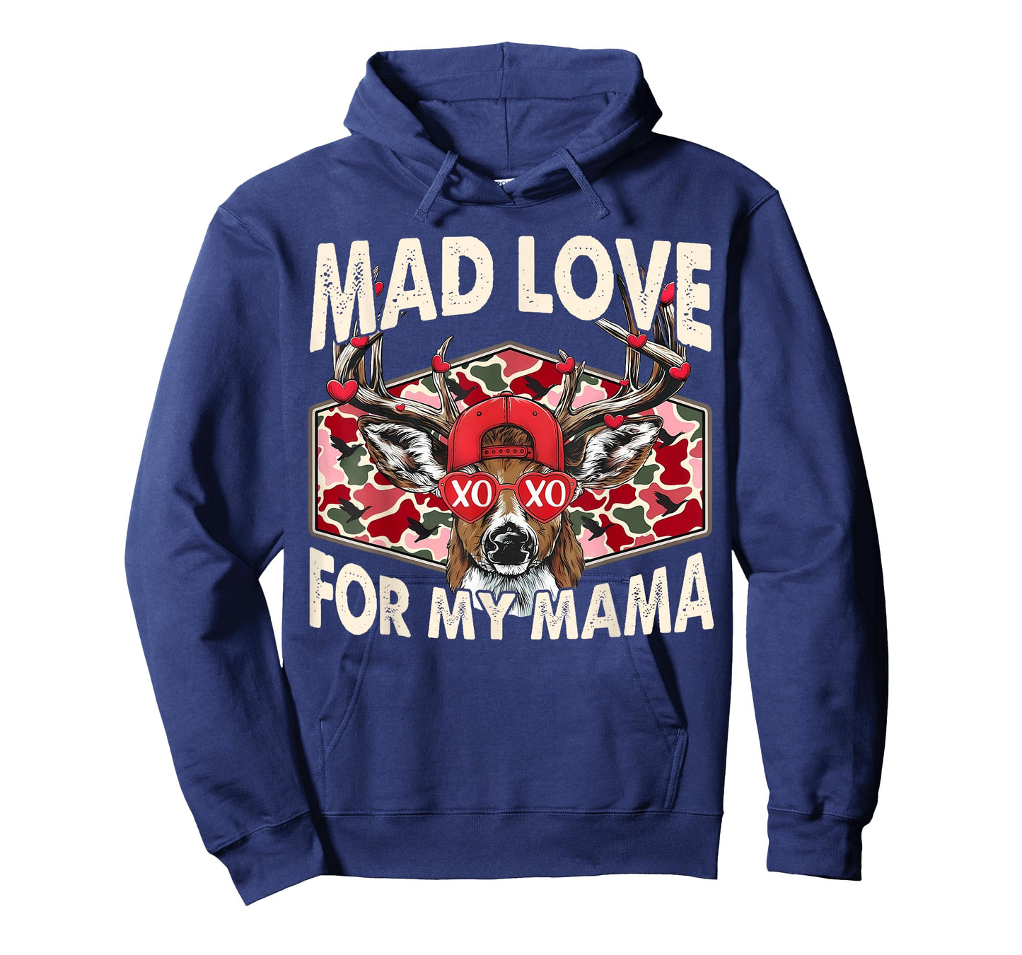 Mad Love for My Mama Camo Deer XOXO Valentine T-Shirt