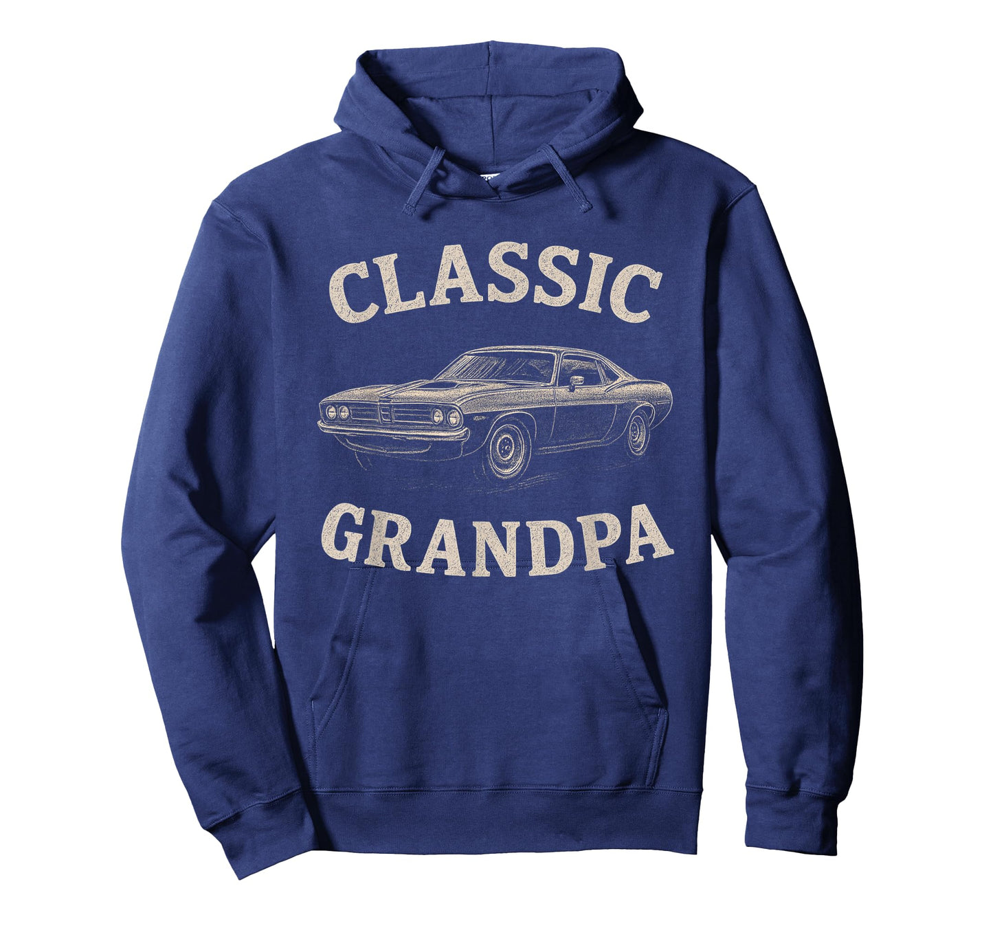 Classic Grandpa Muscle car Vibe Outfit for auto Lovers T-Shirt