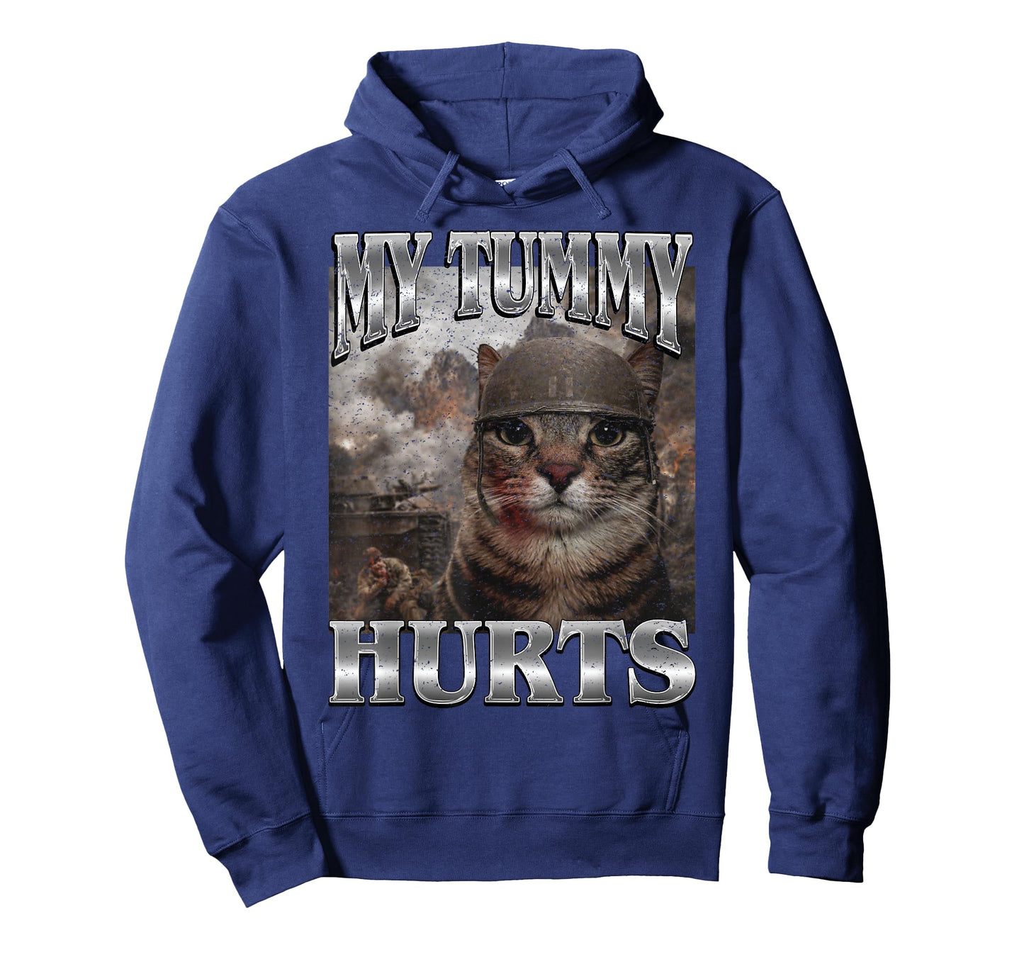 My Tummy Hurts Funny Cat Meme Bootleg T-Shirt