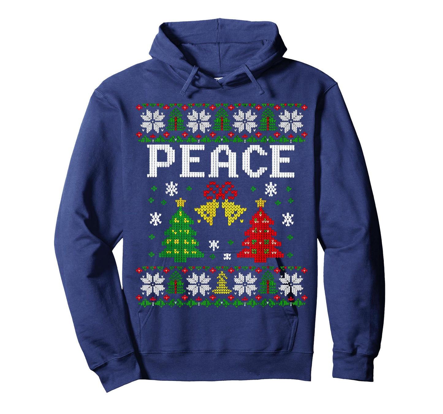 Peace I Come in Peace Couple Matching Ugly Christmas Sweater T-Shirt