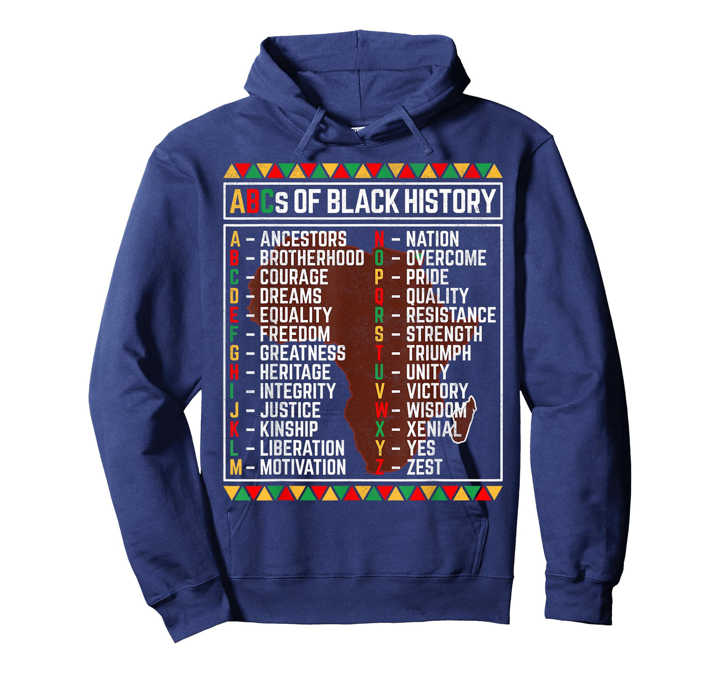 ABCs of Black History Month Alphabet Learning for Kids T-Shirt