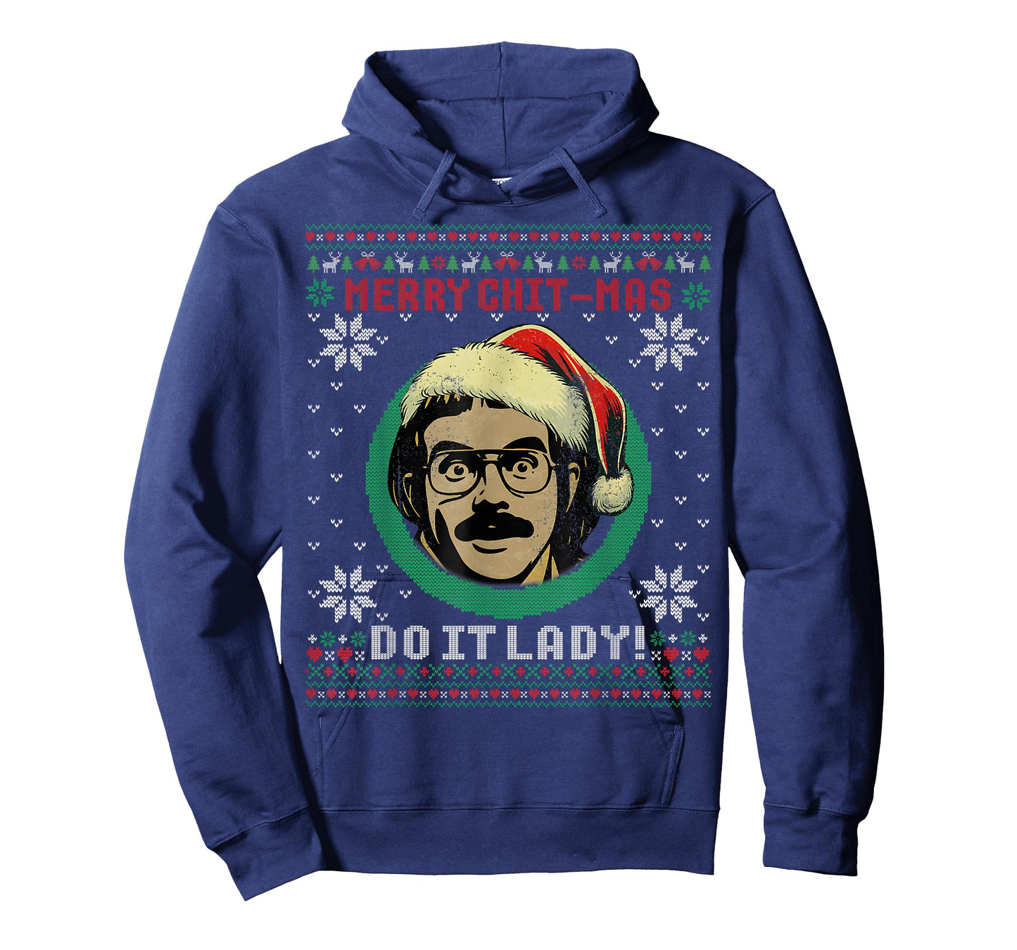 Do It Funny Chit-mas Christmas Santa Hat Ugly Xmas T-Shirt