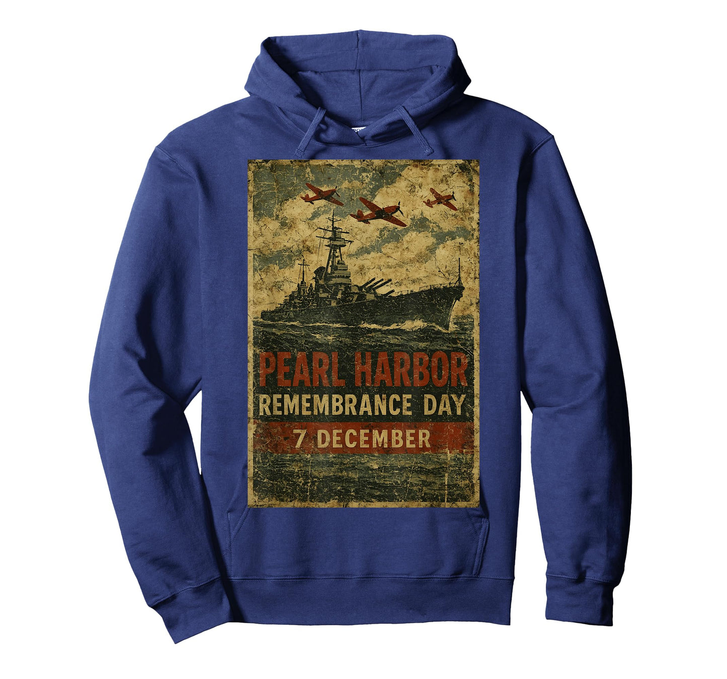 Pearl Harbor Remembrance Day Vintage Military Memorial Art T-Shirt