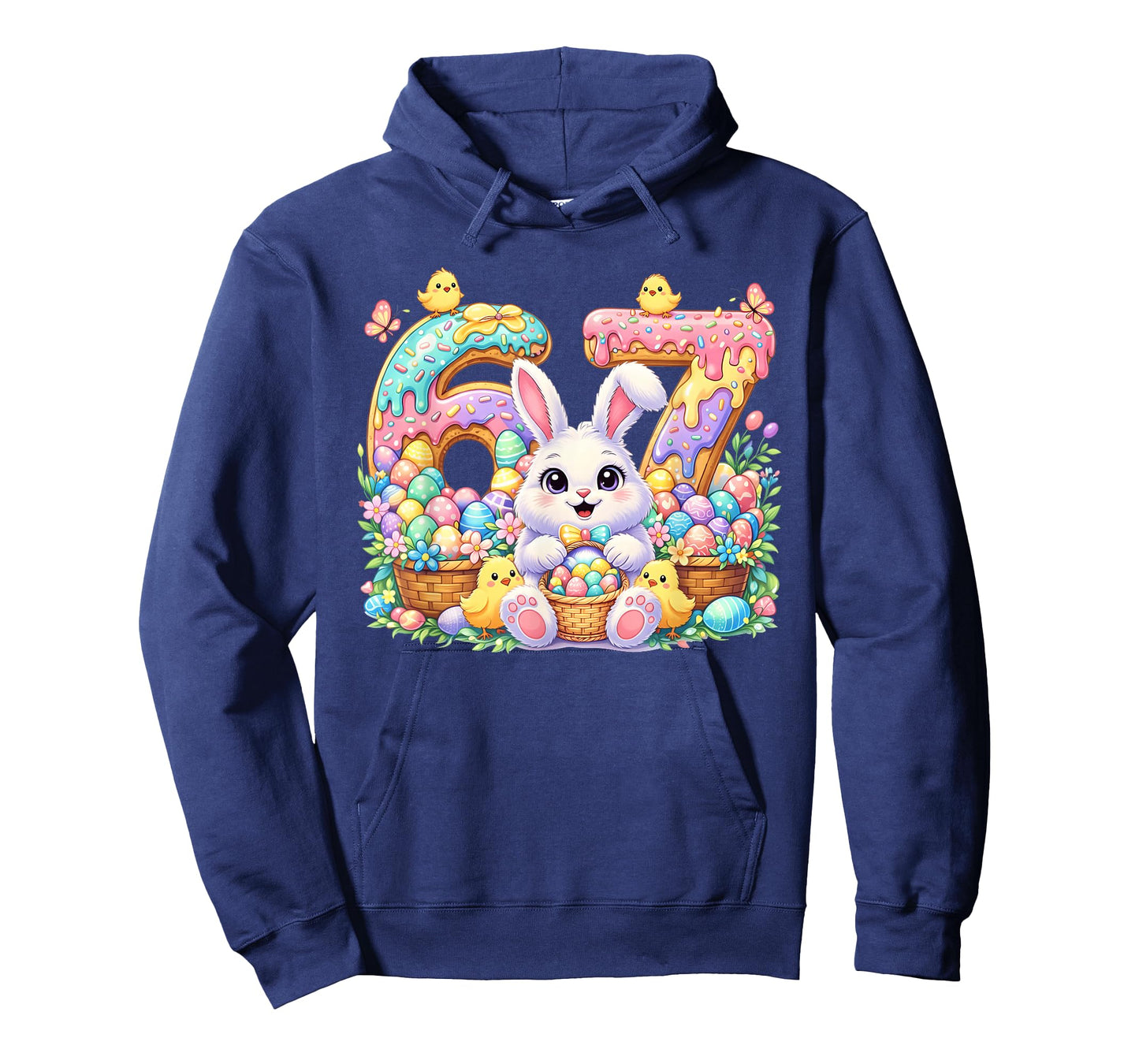 Happy Easter Day Bunny Eggs Funny 67 Drip Girl Women Kid T-Shirt