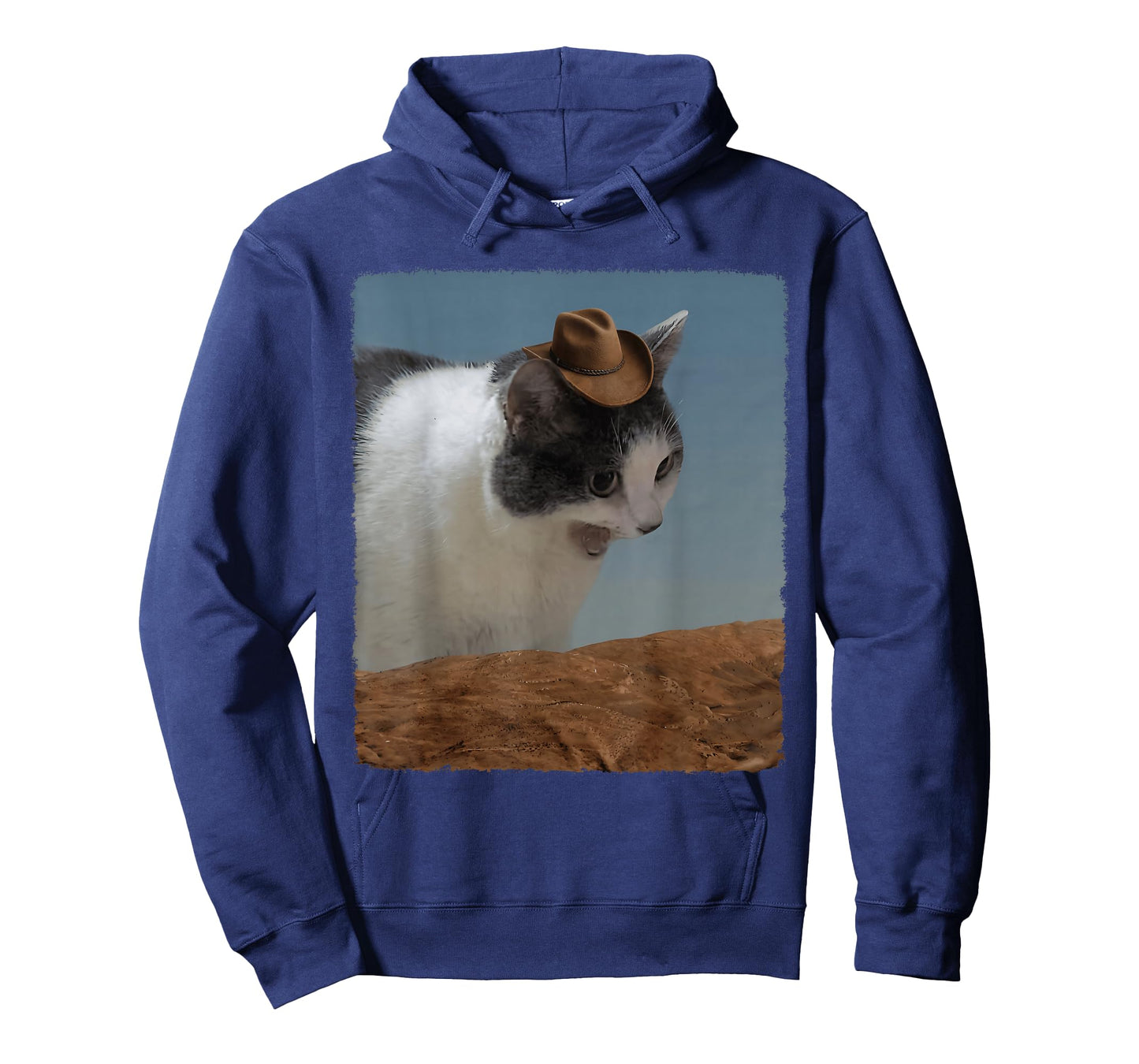 Screaming Cowboy Funny Cat Meme Kitten Meme Cat Lover T-Shirt