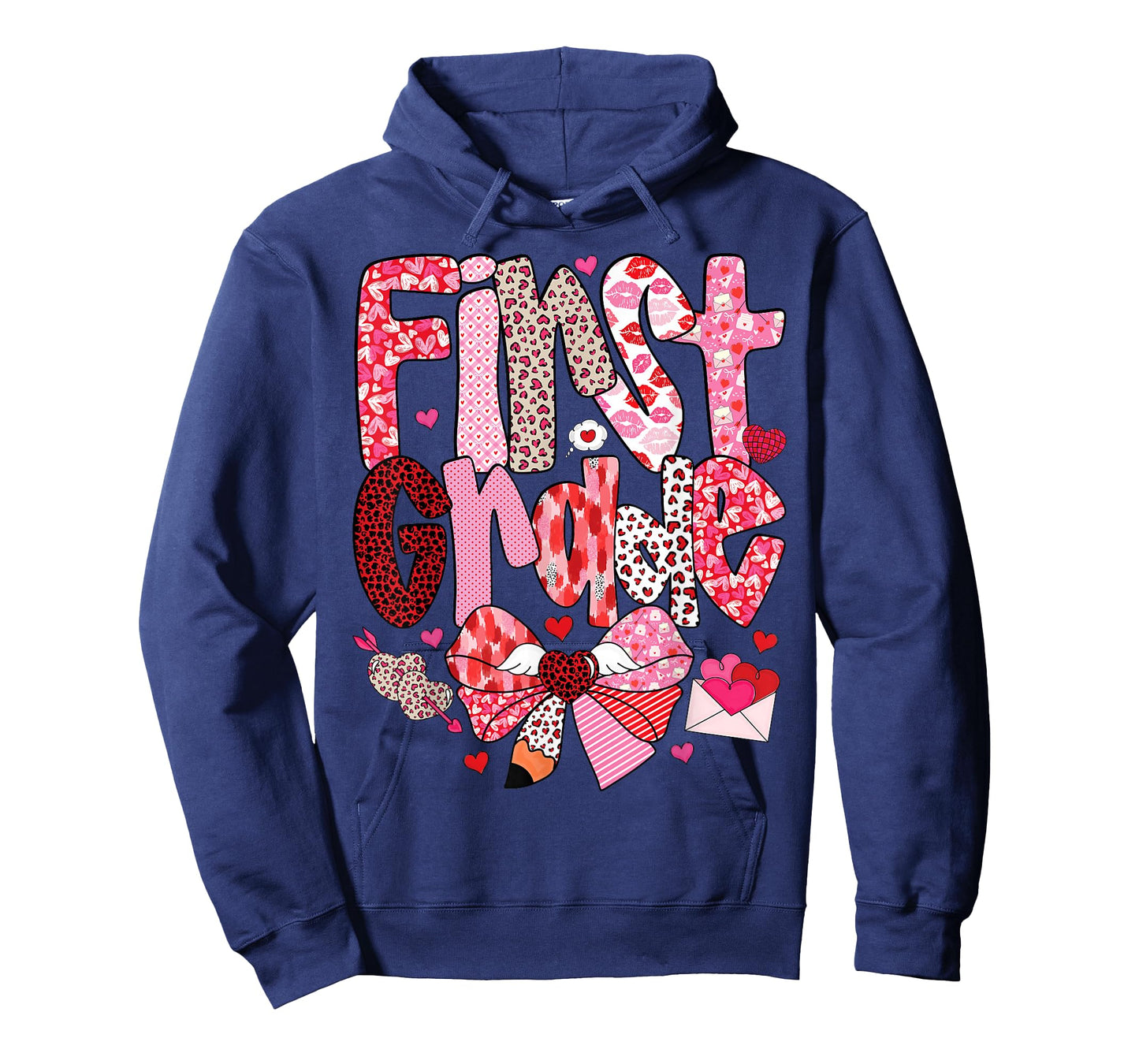 First Grade Teacher Valentine Design for Classroom Fun T-Shirt