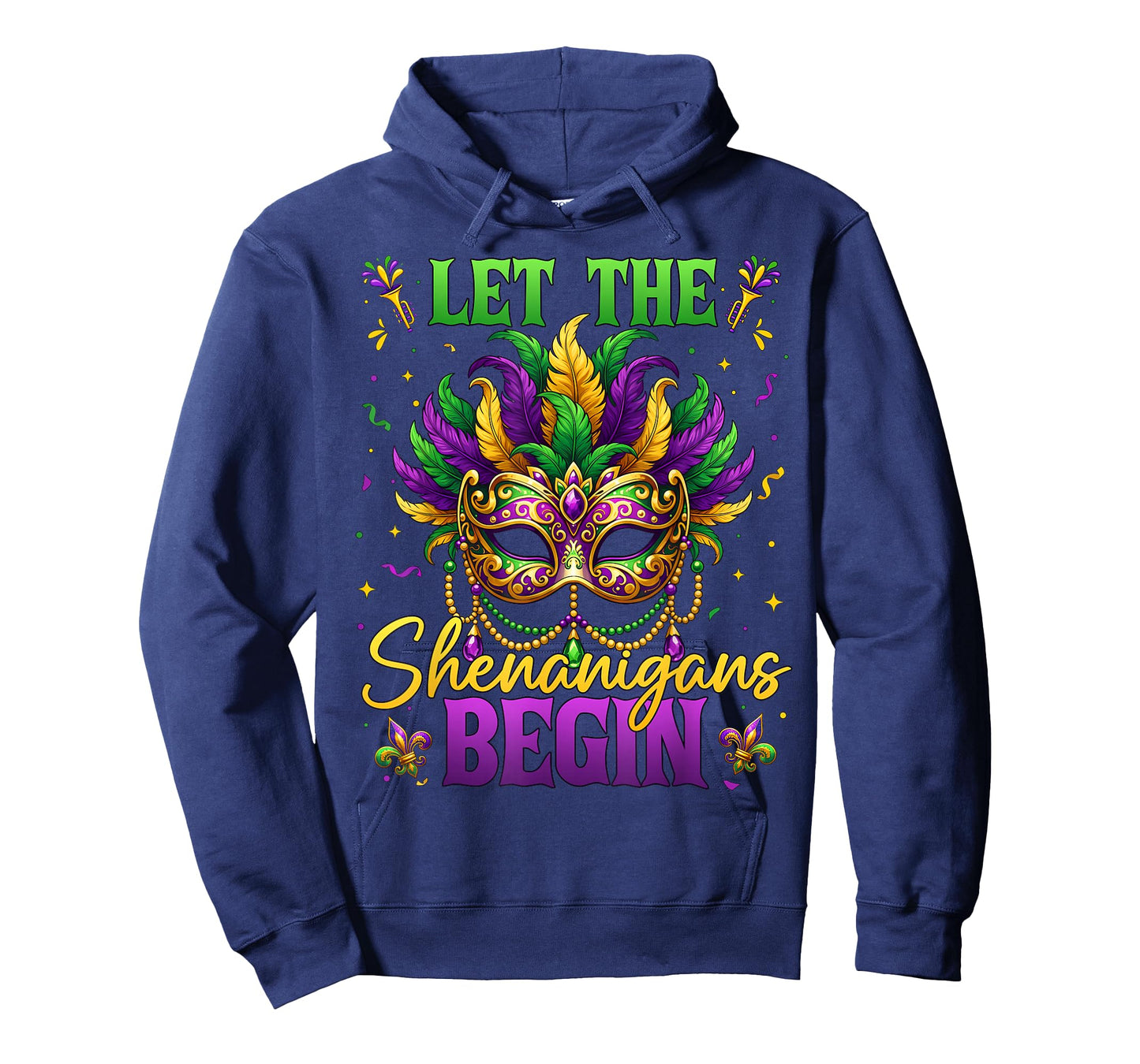 Let The Shenanigans Begin Mardi Gras Carnival Party Women T-Shirt