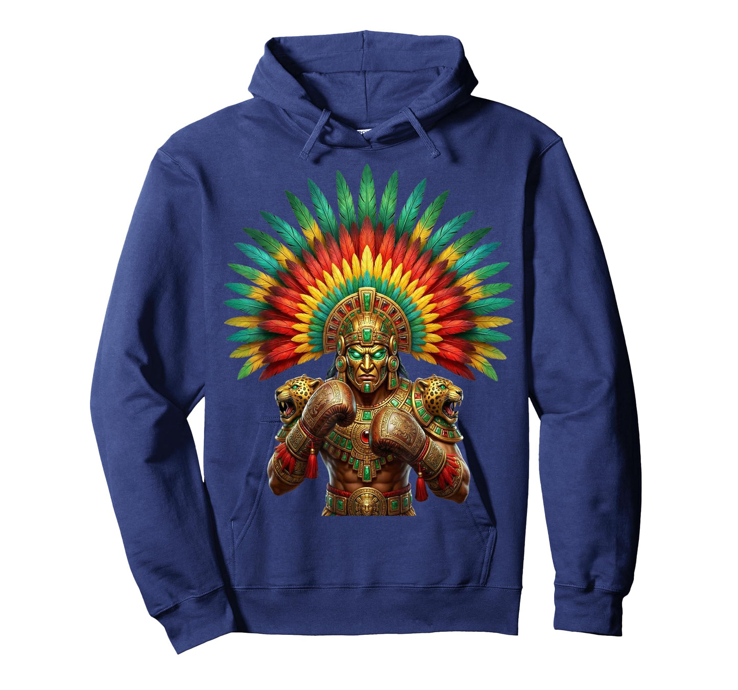 Mexican Boxing Pride Aztec Warrior Boxing T-Shirt