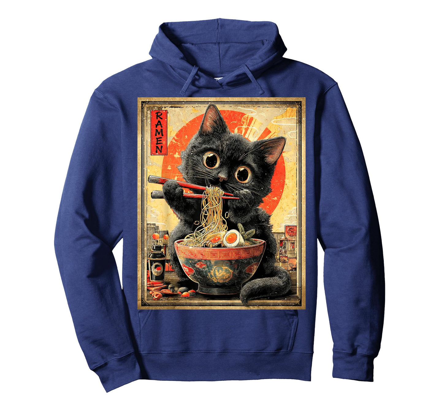 Funny Ramen Cat Noodle Lovers Anime Otaku T-Shirt