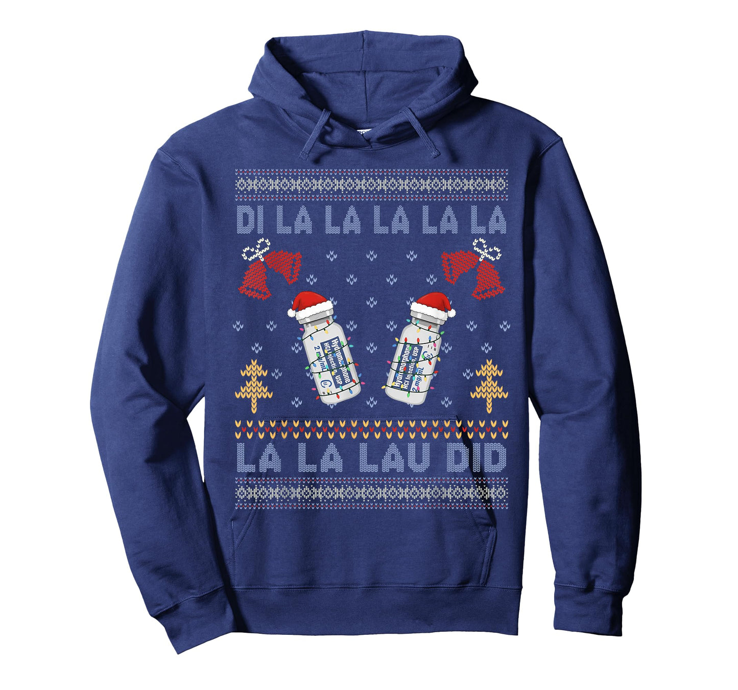 Dilaudid Ugly Christmas, Nurse Winter, Emergency Department T-Shirt