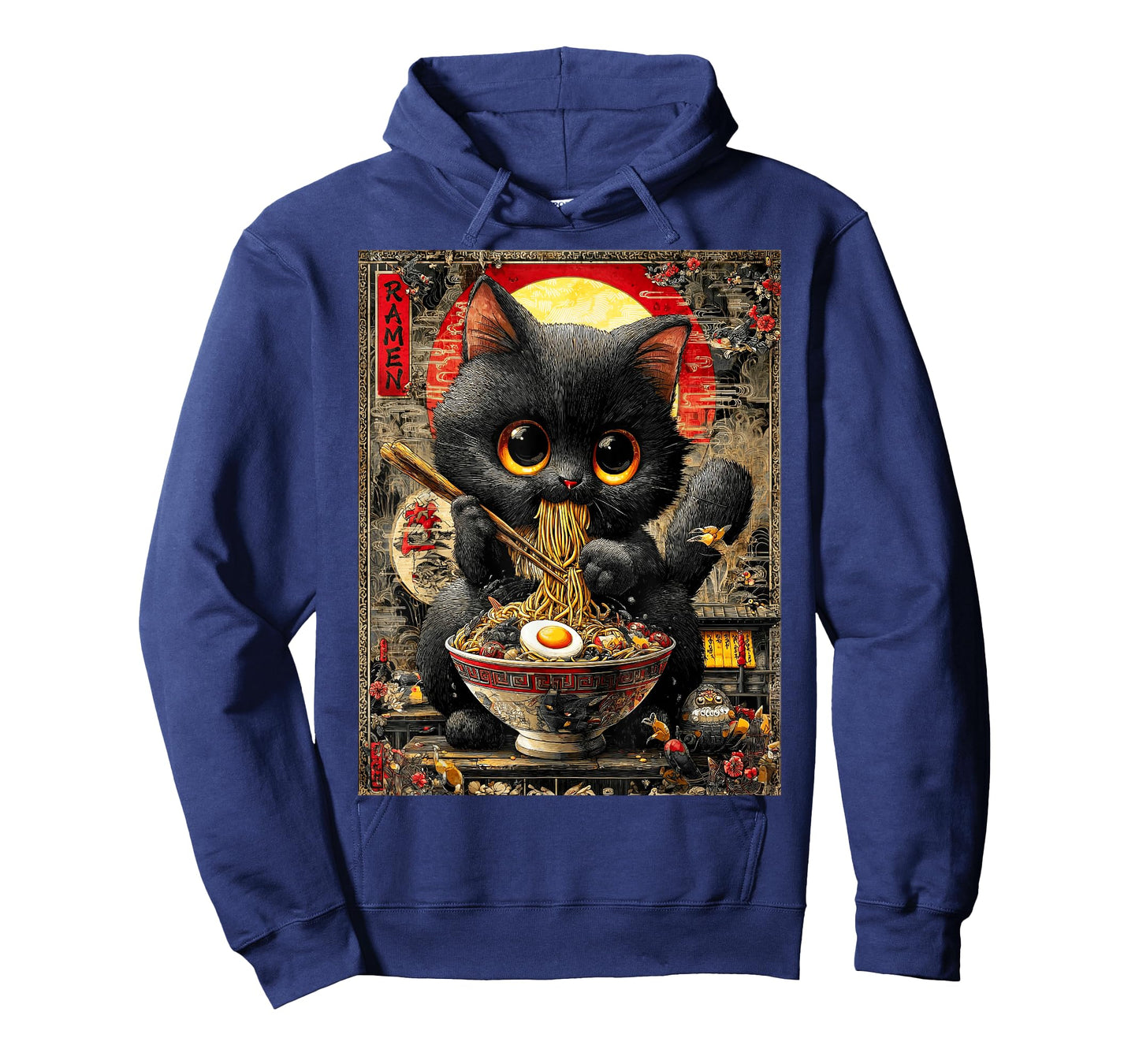 Funny Ramen Cat Noodle Lovers Anime Otaku T-Shirt