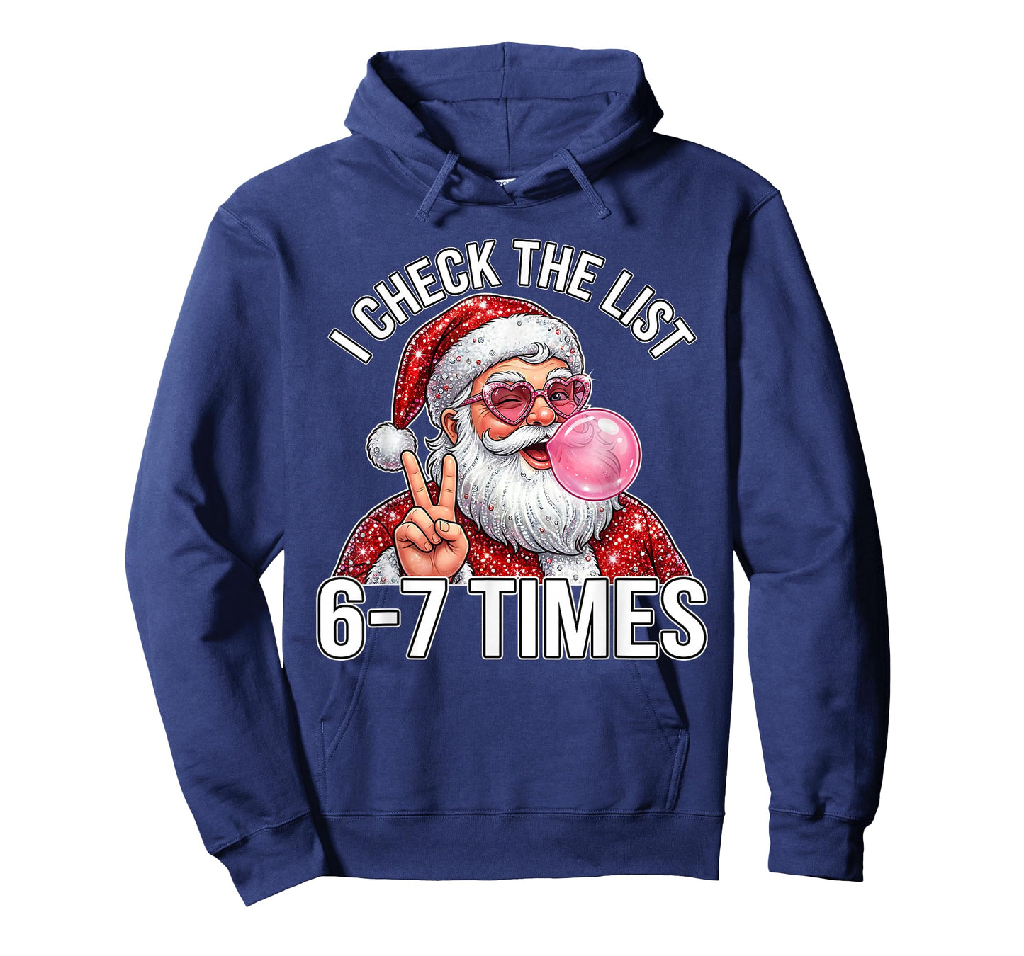 67 Six Seven Funny Christmas 6 7 Santa Meme Men Women Kid T-Shirt