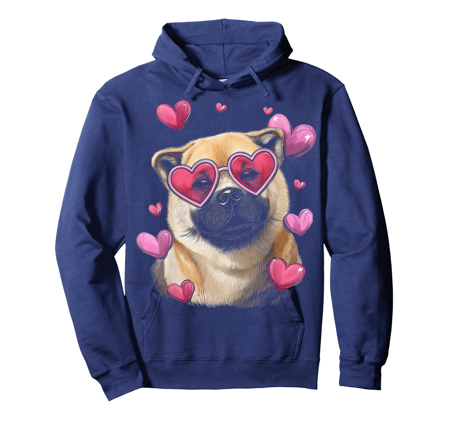 Akita Dog Valentine's Day Heart Sunglasses T-Shirt