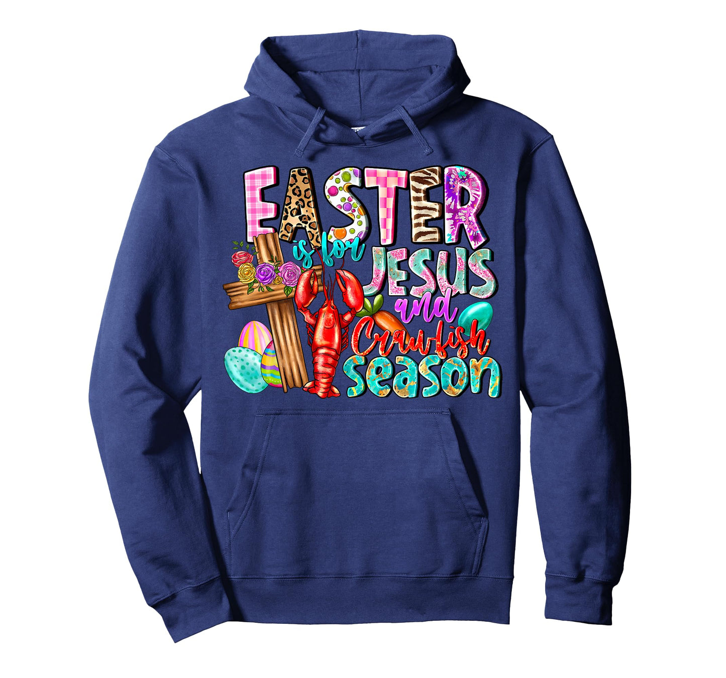 Easter is for Jesus and Crawfish Season Religious Christian T-Shirt