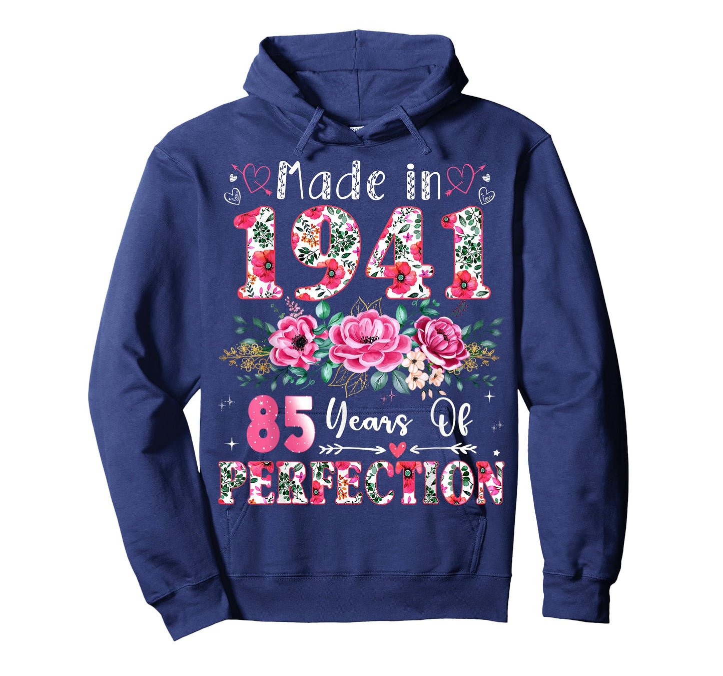 85 Year Old Made in 1941 Floral 85th Birthday Women T-Shirt