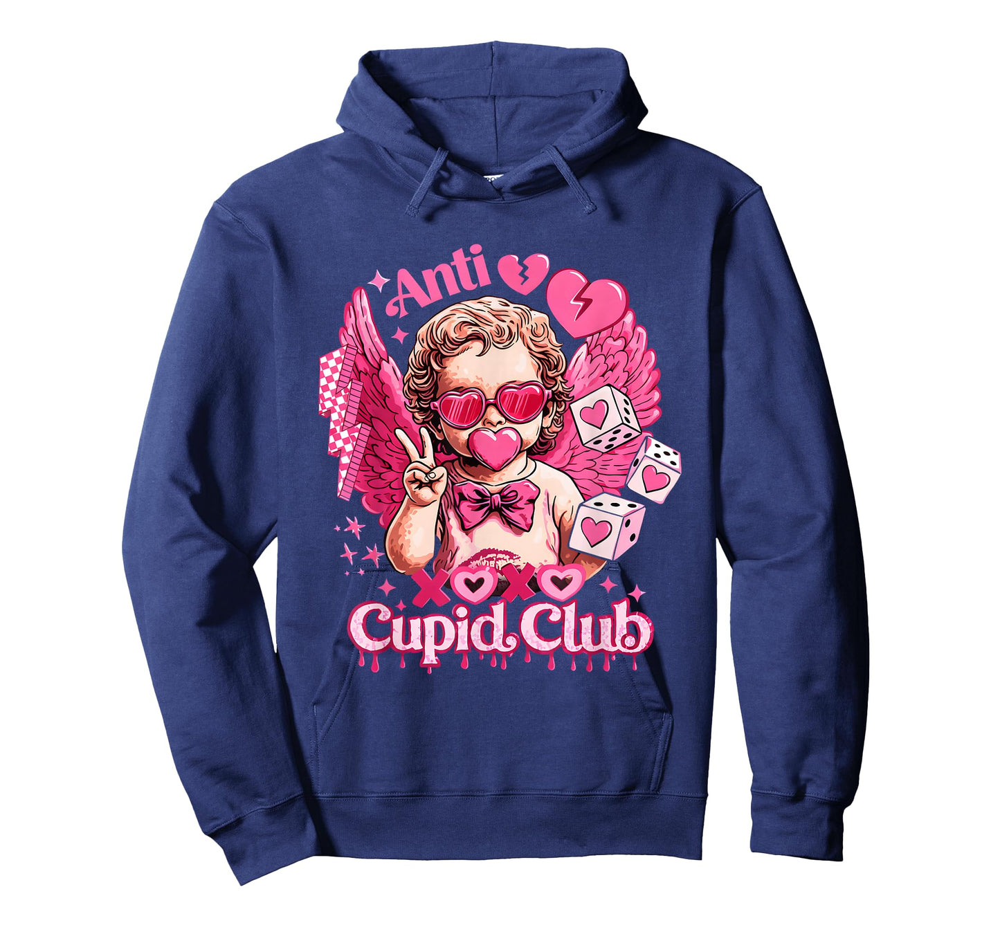 Anti Valentine Club Funny Valentine's Day Friends T-Shirt