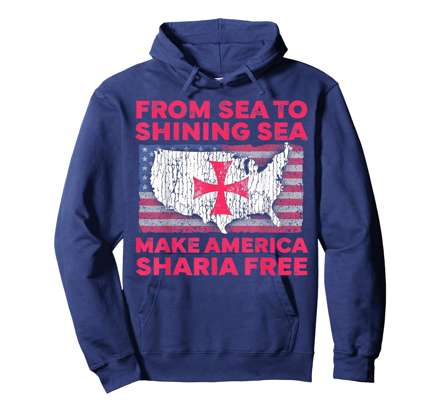 from Sea to Shining Sea Make America Sharia Free T-Shirt