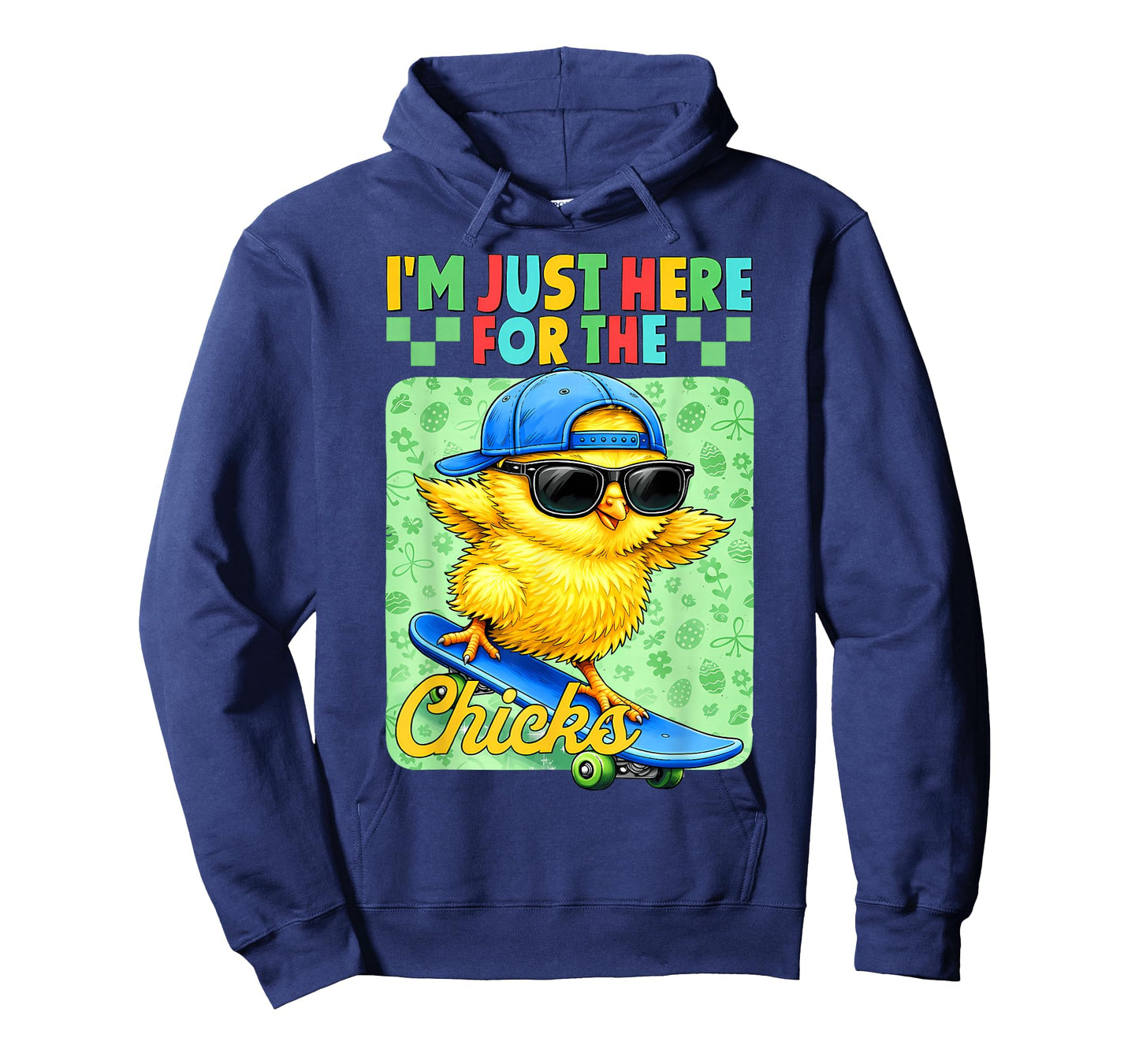 I'm Just Here for The Chick Cute Easter for Kid Boys Toddler T-Shirt