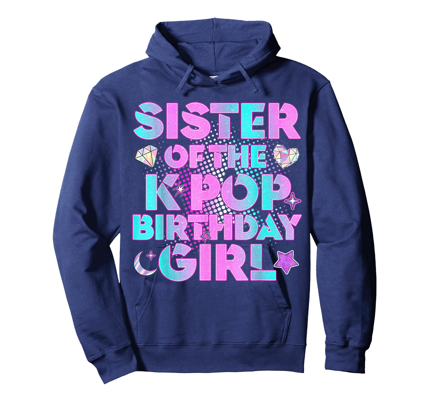 Sis of The K-Pop Birthday Girl Matching Family Big Sis Kids T-Shirt