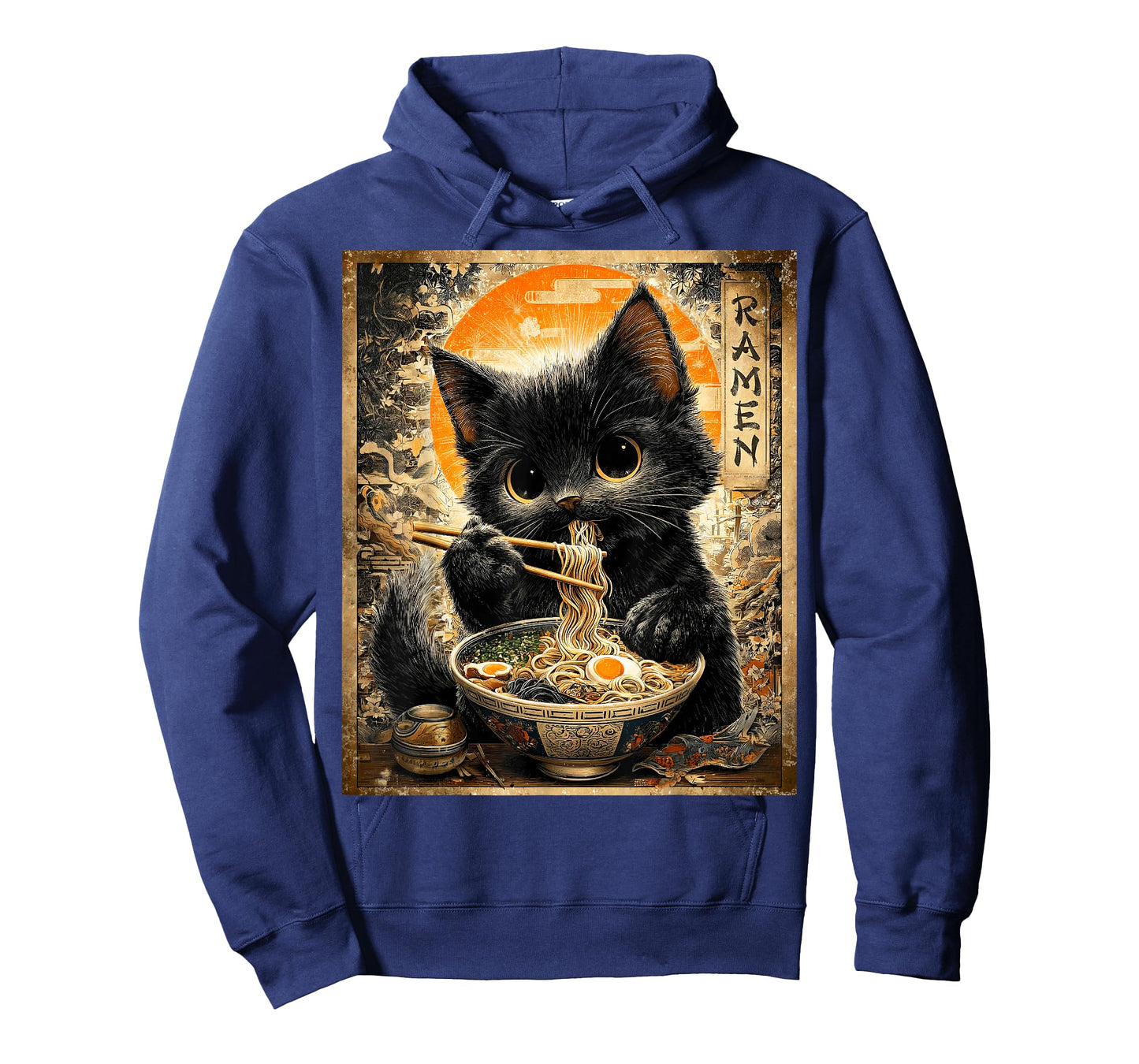 Funny Ramen Cat Noodle Lovers Anime Otaku T-Shirt
