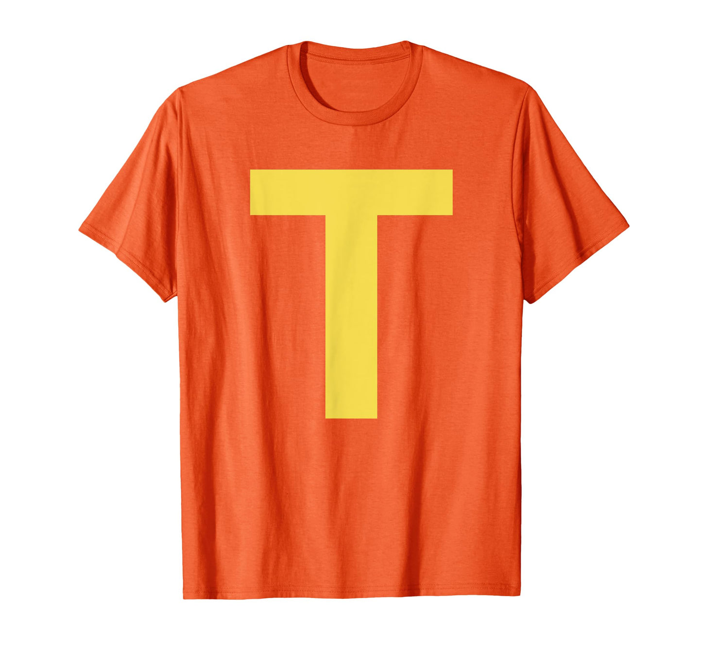 Letter T Funny Chipmunk Group Matching Halloween Costume T-Shirt