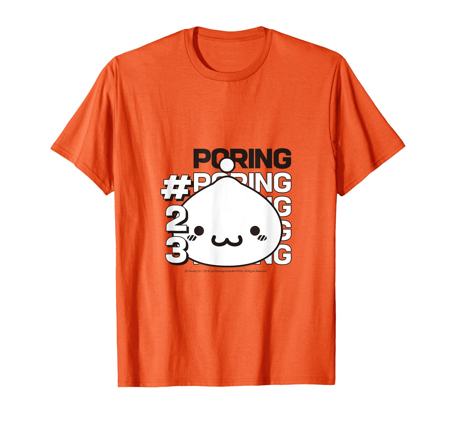 Ragnarok 23rd Anniversary PORING Character for Gaming Fans T-Shirt